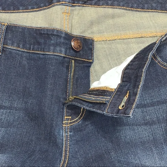 Torrid Denim Jeans Hi-Rise Dark Blue Wash 5 Pocket Stretch Raw Hem - Picture 8 of 12